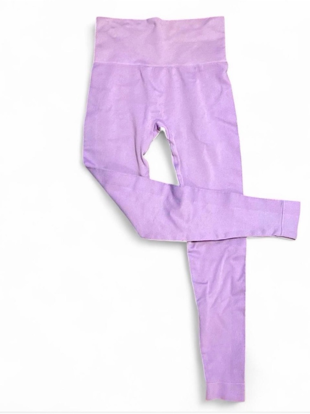 SET Active Lavender High-Waist Seamless Compression Leggings